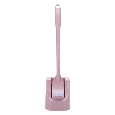 China Sustainable Soft Easy Cheap Toilet Brush And Holder Price Plastic Silicone Head Toilet Cleaning Brush for sale