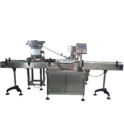 China Automatic Food Olive Oil Wine Metal Plastic Screw Cap Sealer Oil Glass Aluminum Bottle Capping Machine for sale