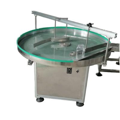 China High Efficiency Easy Operation Rotary Feeding Table Automatic Turn Table Oral Liquid Vials Essential Oil Glass Plastic Bottle Collecting Table for sale