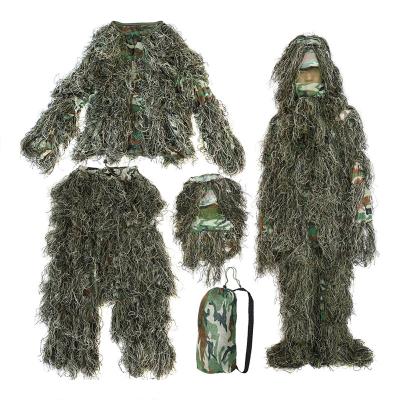 China Hunt. Wholesale High Quality Not Easy To Spot Woodland Ghillie Suit For Sale for sale