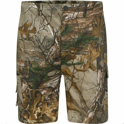 China Hunting Fishing Mens Jungle Cargo Elastic Shorts Hunting Fishing Camouflage for sale