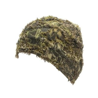 China 92% Polyester 3D Camouflage Grass Skullcap for sale