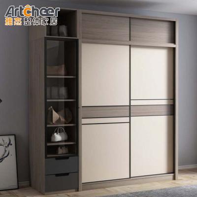 China (Size) Artcheer System Adjustable Systems And Organizers Custom Bedroom Wardrobe Closet With High Quality for sale