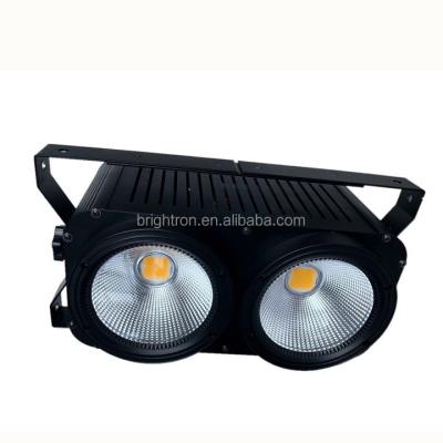 China Club Disco DJ Bar Stage Lighting Warm&cool COB DMX Stage Blinder 2 White Eye 2x100w Led Attendance Blinder Light for sale