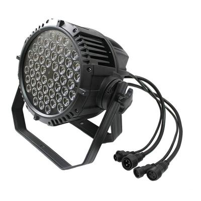 China Sports stadiums ip65 waterproof 54x3w rgbw led par light with wholesale price for sale