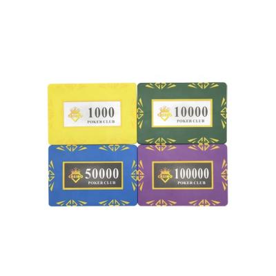 China Eco-Friendly Any Design Can Make Custom Cheap Clay Rectangular Poker Chips With Customized Value For Casino for sale