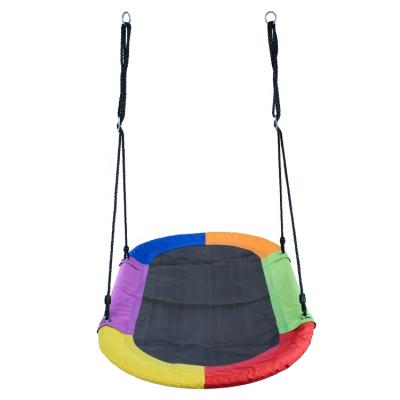 China Modern Heavy Duty Portable Hanging Oval Nest Swing Chair For Outdoor Kids Play Fun for sale