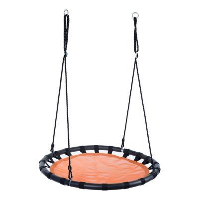 China Modern Round Net 100cm Kids Swing With Adjustable Cocking Rope for sale