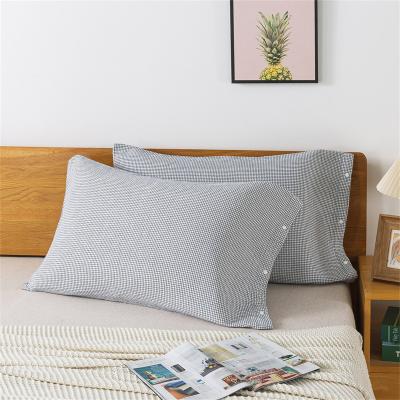 China Decorative Folded Cotton Tile Case Plain Cushion Cover for sale