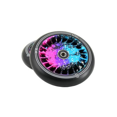 China Good Quality Custom Design Pro Premium 110Mm Stunt Scooter Wheel OEM Scooter Accessories Wheels Customized for sale