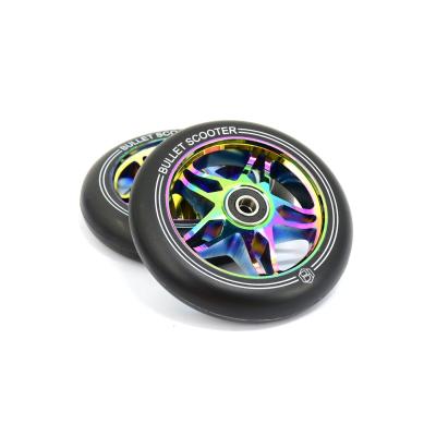 China Competitive Price Super High Bounce PU Scooter Wheels Kick /Stunt Scooter Large Wheel Customized for sale