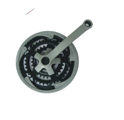 China Aluminum Alloy 170mm Bicycle Spare Parts Crankset Mountain Bikes Road Bicycle Sprocket Wheel Crankset for sale