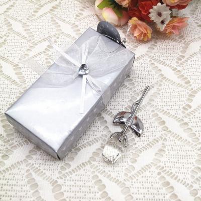 China Classic Newborn Homecoming Party Baby Showers Gifts Mother's Day Gifts Valentine's Day Gifts Bridal Gift For Girls Crystal Long Stem Rose With Gift Box for sale