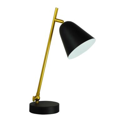 China EUROPEAN Modern Light Flexible Decorative Gold E14 Black Book Reading Led Metal Desk Table Lamp For Restaurant Hotel for sale