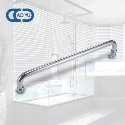 China China Supplier Modern Bathroom Shower Door Handle Wire Drawing Mirror Or Bench For Bathroom Siding Door for sale