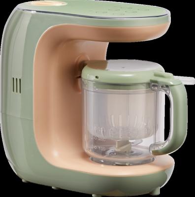 China BPA Free LCD Display Muti-function Baby Food Processor Food Maker Disply With Rotating Basket Cover Split Steaming Stainless Water Tank for sale