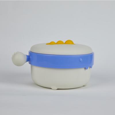 China BPA free stainless steel food /toddler baby warming bowl with sucker for sale