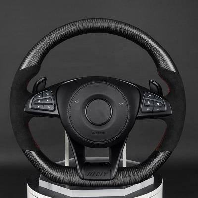 China Motion Car Steering Wheel Upgrade New For Mercedes Benz S Class C Class AMG Mark Carbon Fiber Control Coupe EG Class Version Suitable for sale