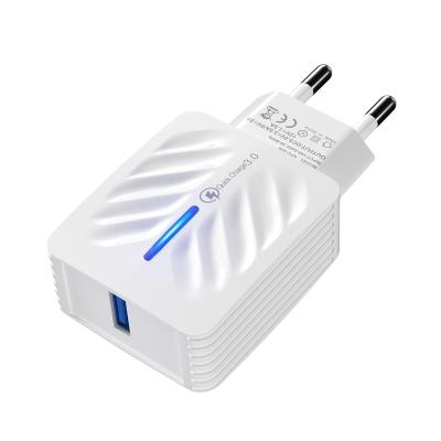 China High Quality EU USA Plug Mobile Phone Charging Portable Charger Suitable for Different Adapter Wall Mobile Phone QC3.0 Charging Sockets for sale