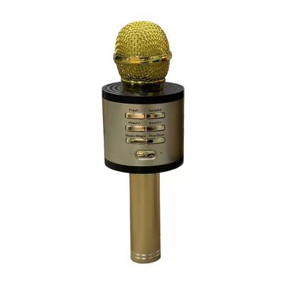 China Portable Microphone Manufacturer's New Multifunctional Rechargeable Handheld V9 Speaker For KTV Karaoke Condenser Microphone for sale