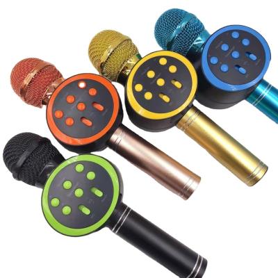 China Handheld Microphone The New Hot-selling V11 Portable Rechargeable Handheld Speaker Microphone Multifunctional for Party Singing and KTV for sale