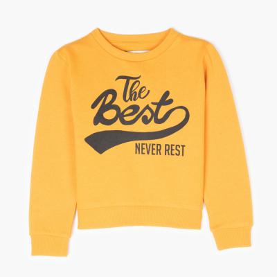 China Compressed High Quality Customed Logo Wholesales Plain Long Sleeve Boys Sweatshirt for sale