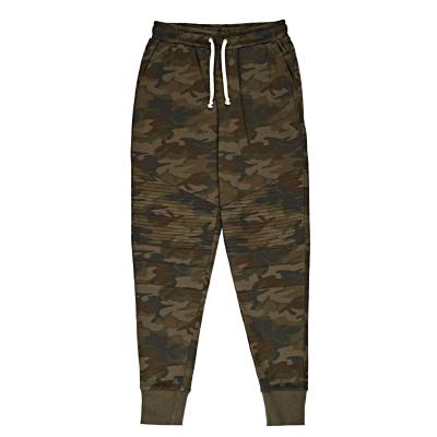 China Custom Graphic Print Camouflage Sports Men's Drawstring Anti-Wrinkle Drawstring Sports Long Sweatpants Pants for sale