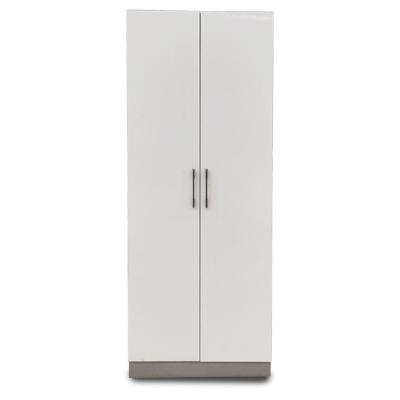 China Other Economic Cheap White Wooden Two Door Bedroom Wardrobe Furniture Without Base Drawers for sale