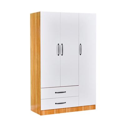 China Other cheap factory price 3 door for simple wooden closet wardrobe designs for sale