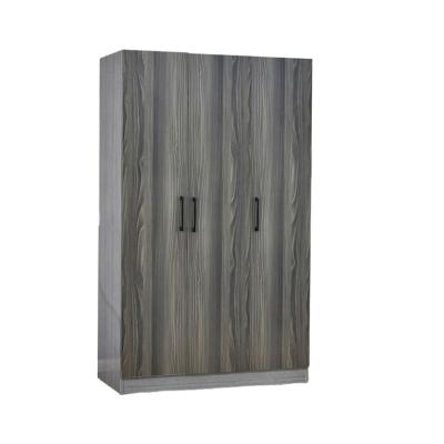 China New Design Wood Railing Door Wardrobe Simple Modern Other Panel Wardrobe Storage Cabinet for sale