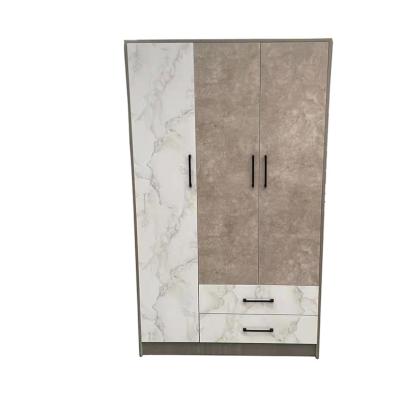 China Other Products Modern Design Bedroom 3 Door Warm Wood Wardrobe for sale