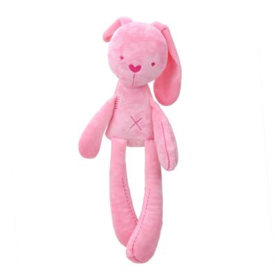 China Sleeping Toys for Infants Most Popular Cute Baby Stuffed Rabbit Doll Plush 40cm Long Legged Toy for sale