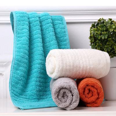 China Hot Selling Cotton Bath Towel Single Horizontal Solid 100% Safe Kids Gift Set For Kids for sale