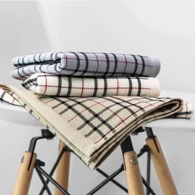 China Hotel Child Safe Yarn Dyed Gauze Plaid Double Layer Luxury Wearable 100% Cotton Bath Towel Set for sale