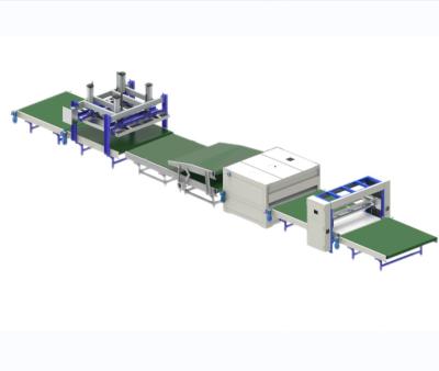 China Textiles High quality glue application machine Mattress gluing machine Gel Roller Coater for sale