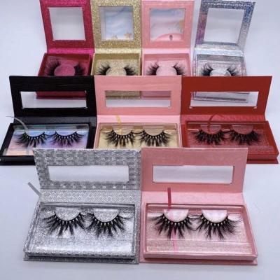 China Soft sellers wholesale 3d mink lashes bulk seller private label 5D 25mm mink eyelashes for sale