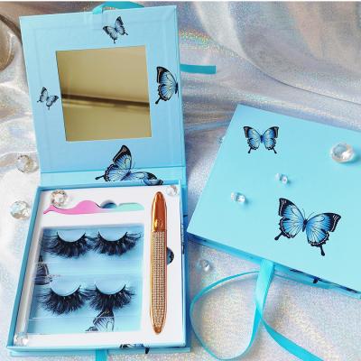 China 100% Vegan 3D Customized Soft Hot Sale 6D 25MM Mink Strips Eyelashes Vendor Real Mink Eyelash for sale