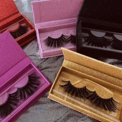 China Flexible Customize Mink Eyelashes 100% 3d 5d Mink Eyelash Vendor Wholesale Fluffy 25mm Mink Eyelashes for sale