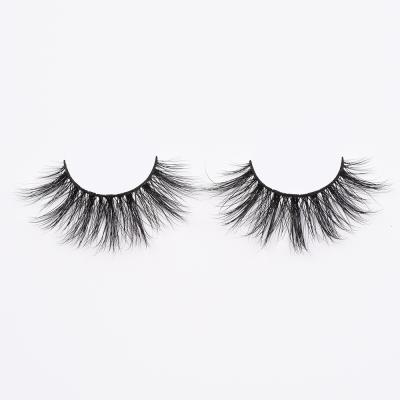 China Super Flexible 3D Mink Lashes 100% Length Lashes Natural Hand Made Mink Lashes With Custom Private Label for sale