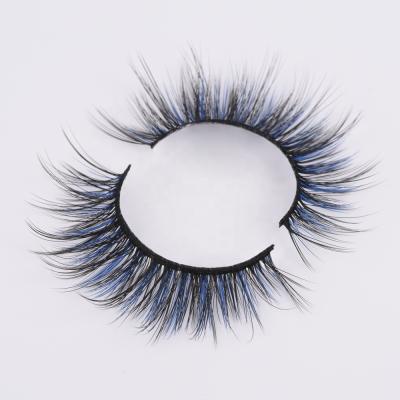 China Wholesale Custom 6 D Flexible Fake Mink Eyelash Label Cruelty Free Vegan Lashes 25mm Mink Color Eyelash Strips for sale