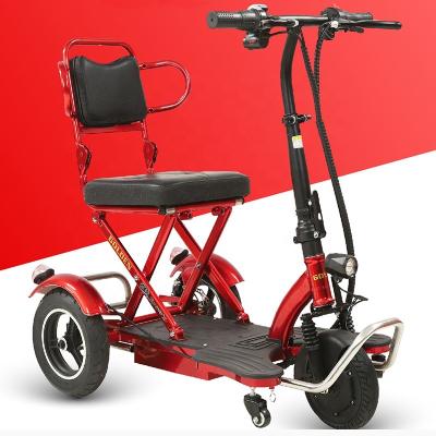 China Factory Sale Electric Motorcycle Light Weight Electric Scooter Passenger Cabin Tricycles Electric Mobility Scooter For Elderly for sale