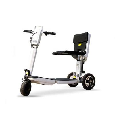 China Unisex Adult Mobility Three Wheel Folding Pedal Tricycle ZiYuan Drop Shipping Electric Scooter for Adults for Elderly Handicapped for sale