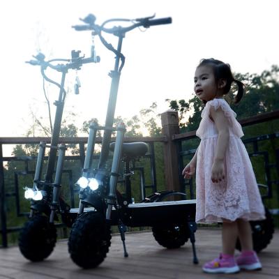 China Unisex Best 2800W 2000W Pro Electric Motorized Folding Scooter Double Suspensions Dual Brakes Big Wheel Kick E Scooter for sale