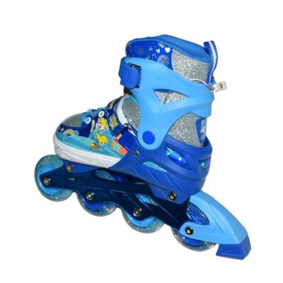 China Wholesale Active Slalom Hard Boot Freestyle Sports Factory Adjustable Integrated Roller Skates For Kids for sale