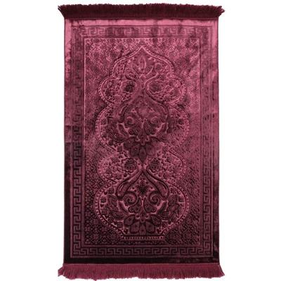 China Stain Resistant Prayer Mat Household Modern Polyester Area Muslim Prayer Rug for sale