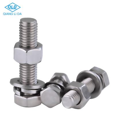 China Stainless Steel Stainless Steel Grade 316 DIN933 Bolt Sets for sale