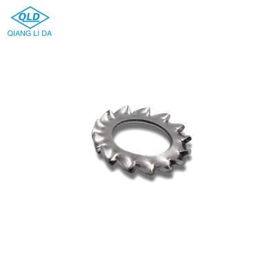 China DIN Heavy Industry Standard Stainless Steel External Teeth Lock Washers for sale