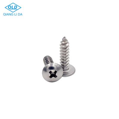 China Umbrella Head Screws China Supplier SS Head Cross Groove Self Tapping Screw for sale