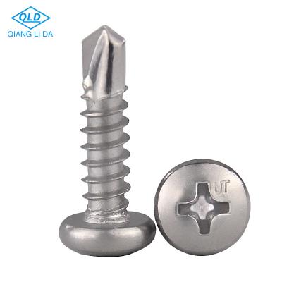 China food & Beverage Pan Head Stainless Steel Self-Drilling Cross Recessed Tapping Screw for sale