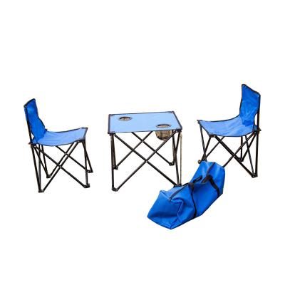 China Factory Price APS008 Wholesale Modern Easy Carry Outdoor Furniture Folding Set Camping Chair With Table for sale